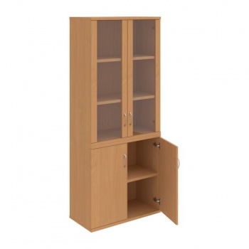 Policová skriňa Strong, 80x192x40 cm, buk/buk 