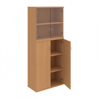Policová skriňa Strong, 80x192x40 cm, buk/buk 
