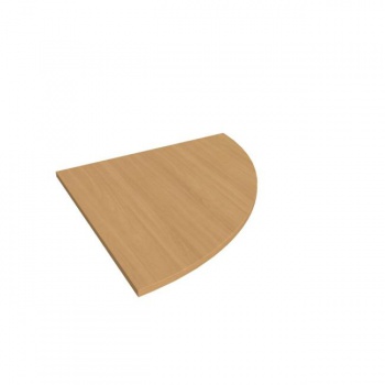 Doplnkový stôl Flex, pravý, 80x80 cm, buk 