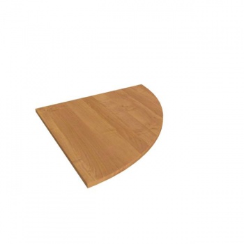 Doplnkový stôl Flex, pravý, 80x80 cm, jelša 