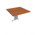 Doplnkový stôl Flex, 80x75,5x80 cm, čerešňa/kov 