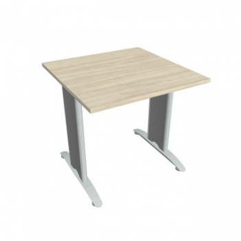 Rokovací stôl Flex, 80x75,5x80 cm, agát/kov 