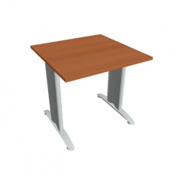 Rokovací stôl Flex, 80x75,5x80 cm, čerešňa/kov 