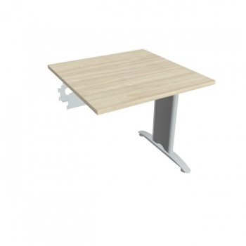 Rokovací stôl Flex, 80x75,5x80 cm, agát/kov 