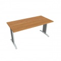 Rokovací stôl Flex, 160x75,5x80 cm, jelša/kov 