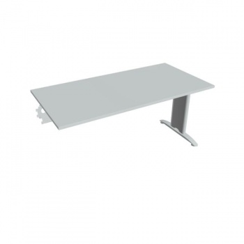 Rokovací stôl Flex, 160x75,5x80 cm, sivý/kov 