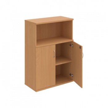Policová skriňa Strong, zámok, 80x115,2x40 cm, buk/buk 