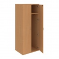 Šatníková skriňa Strong, zámok, 80x192x60 cm, buk/buk 