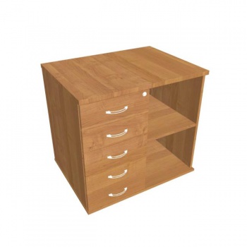 Prídavná skriňa k stolu Hobis, zámok, L, jelša 