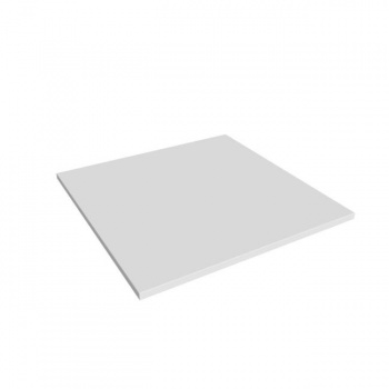Doplnkový stôl Flex, 80x80 cm, biela 