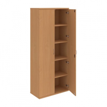 Policová skriňa Strong, zámok, 80x192x40 cm, buk/buk 