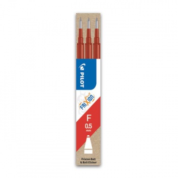 Náhradná náplň do gumovacieho rollera PILOT Frixion 0,5 mm červená, 3 ks 