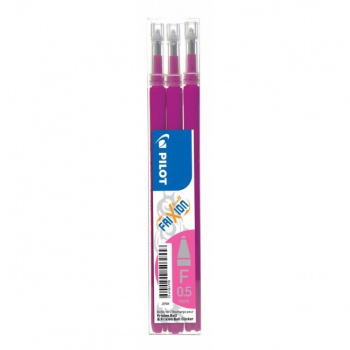 Náhradná náplň do gumovacieho rollera PILOT Frixion 0,7 mm ružová 3ks 