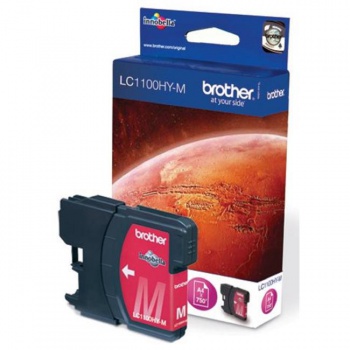 Atramentová náplň Brother LC-1100 pre MFC-6490CW/DCP-6690CW magenta HY (750 str.) 