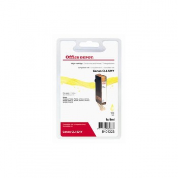 Alternatívny atrament Ecodata CLI-521 yellow 13 ml 