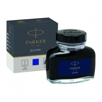 Atrament Parker QUINK do plniacich pier modrý 57 mℓ 