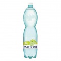 Minerálna voda MATTONI ochutená - biele hrozno sýtená 6 x 1,5 ℓ 