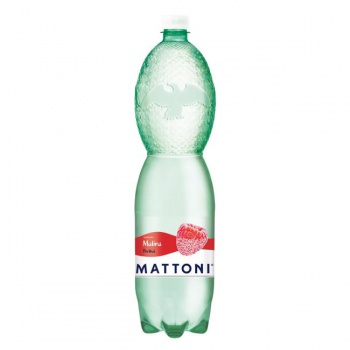 Minerálna voda MATTONI ochutená - malina sýtená 6 x 1,5 ℓ 