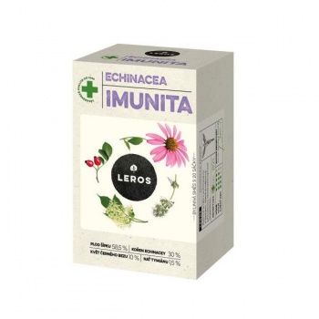 Čaj LEROS Natur bylinný na imunitu s echinaceou HB 10 x 1,5 g 