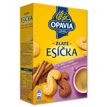 Zlaté Esíčka so škoricou a kakaom 220g 
