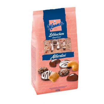 Zmes jemných perníkov Manner s polevou 500 g 