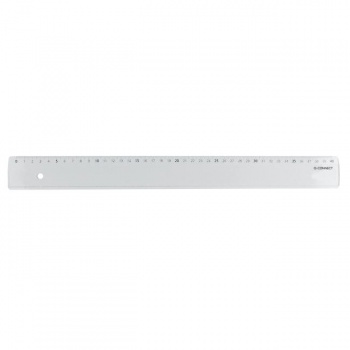 Pravítko Q-CONNECT 40cm transparentné 
