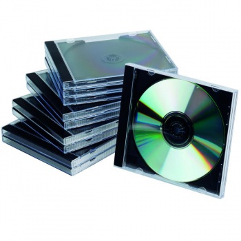 Obal na CD/DVD Jewel čierny tray 