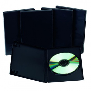 DVD box Slim čierny 