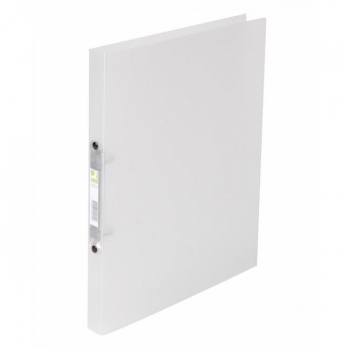 Zakladač 2-krúžkový Q-CONNECT celoplastový 1,6cm transparentný mliečny 