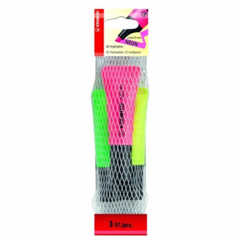 Sada zvýrazňovačov STABILO NEON 3S 