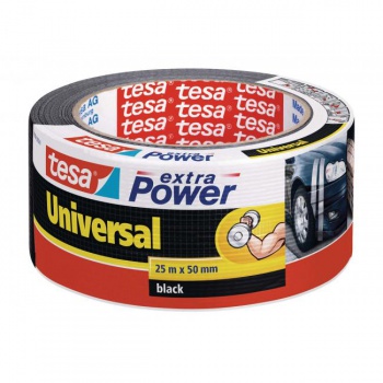 Textilná páska TESA silne lepiaca čierna 50 mm x 25 m 