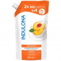 Tekuté mydlo INDULONA náhradná náplň 500 ml Broskyňa 