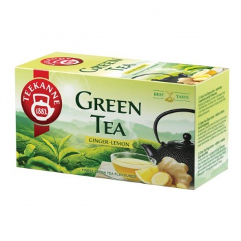 Čaj TEEKANNE zelený Ginger & Lemon HB 20 x 1,75g 