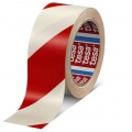 Vyznačovacia páska lepiaca TESA 50 mm x 33 m bielo-červená 