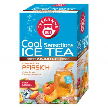 DARČEK: Teekanne Cool Sensations Ice Tea broskyňa HB, 18 x 2,5g 