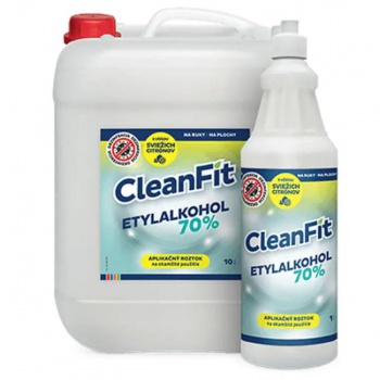 CleanFit dezinfekčný roztok Etylalkohol 70% citrus 10 l 