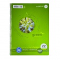 Blok College Format Werk Ursus Green A4 80 listov štvorčekový 70g, recyklovaný 