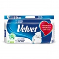 Toaletný papier 3-vrstvový Velvet jemne biely 8ks, 18,3m 