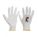 Rukavice pracovné Bunting Evolution biele, veľ. 8/M 