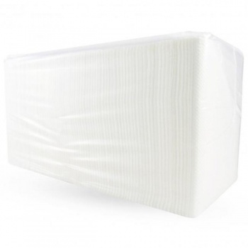 Papierové servítky 1-vrstvové 33x33cm biele 500ks 