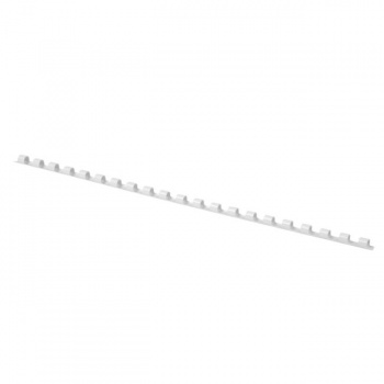 Plastové hrebene Q-CONNECT 6mm biele 