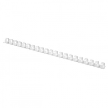 Plastové hrebene Q-CONNECT 10mm biele 