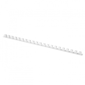 Plastové hrebene Q-CONNECT 12mm biele 