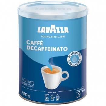 Káva LAVAZZA DEK bezkofeinová, mletá, dóza, 250 g 