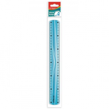 Pravítko KEYROAD 30 cm, ohybné, mix farieb 
