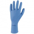 Rukavice ochranné latexové SEMPERVELVET modré veľ. 9/L 