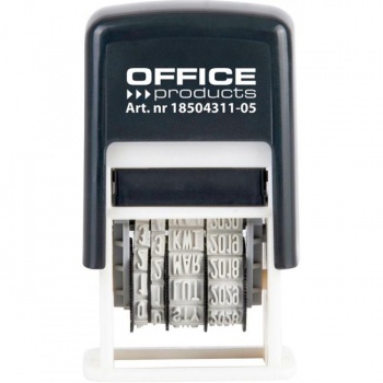 Pečiatka Office products Dátumovka samofarbiaca čierna 