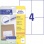 Etikety univerzálne 105x148mm Avery A4 25+5 hárkov 