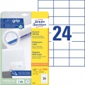 Etikety univerzálne 70x37mm Avery A4 25+5 hárkov 
