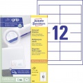 Etikety univerzálne 97x42,3mm Avery A4 100 hárkov 